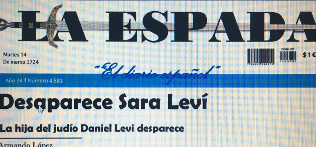 “Desaparece Sara Leví”